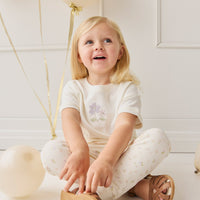 Organic Cotton Morgan Track Pant - Briella Whisper Childrens Pant from Jamie Kay NZ