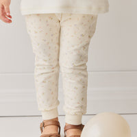 Organic Cotton Morgan Track Pant - Briella Whisper Childrens Pant from Jamie Kay NZ