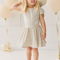 Organic Cotton Meadow Skirt - Adnola Floral Childrens Skirt from Jamie Kay NZ