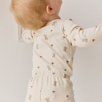 Organic Cotton Fernley Bodysuit - Le Lapin Childrens Bodysuit from Jamie Kay NZ