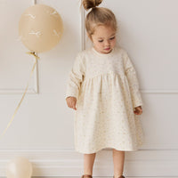 Organic Cotton Charlotte Dress - Briella Whisper Childrens Dress from Jamie Kay NZ