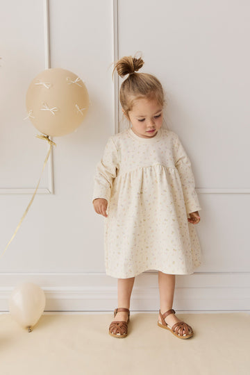 Organic Cotton Charlotte Dress - Briella Whisper Childrens Dress from Jamie Kay NZ