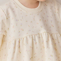 Organic Cotton Charlotte Dress - Briella Whisper Childrens Dress from Jamie Kay NZ