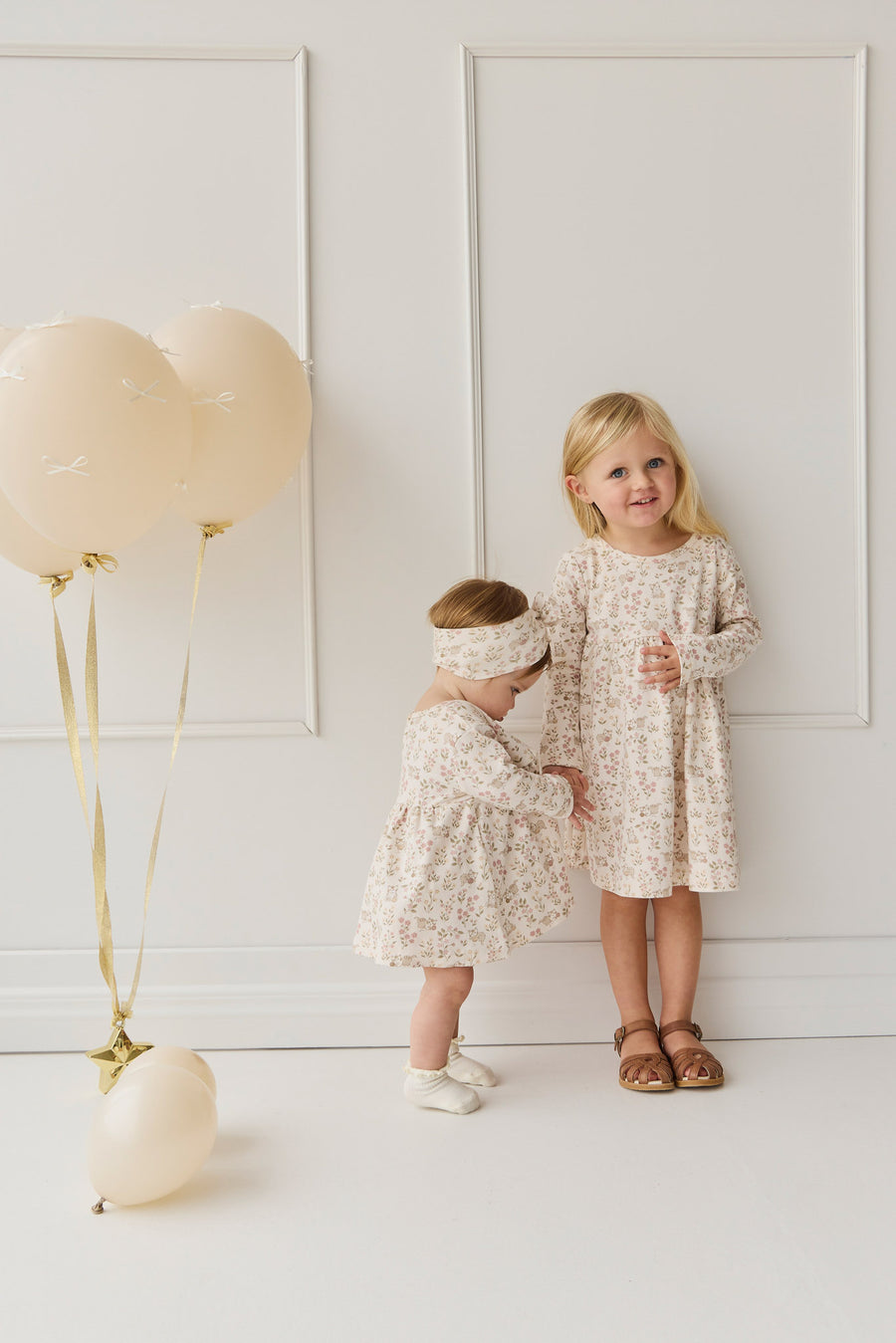 Organic Cotton Pixie Dress - Moons Woolen Ball Childrens Dress from Jamie Kay NZ