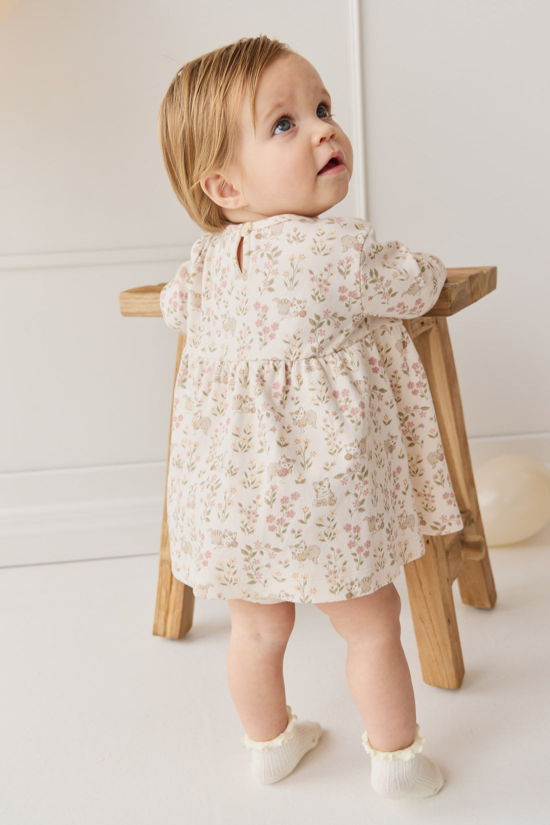 Organic Cotton Sage Top - Moons Woolen Ball Childrens Top from Jamie Kay NZ