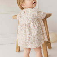 Organic Cotton Sage Top - Moons Woolen Ball Childrens Top from Jamie Kay NZ