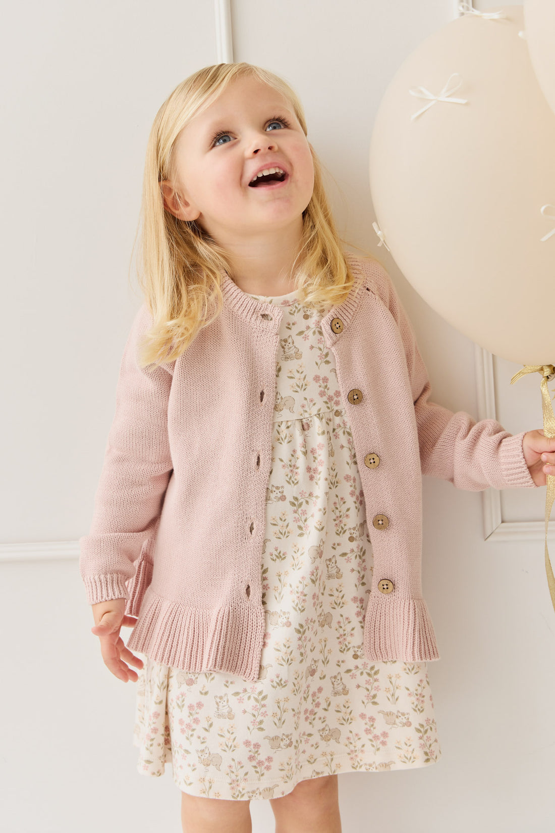 Organic Cotton Pixie Dress - Moons Woolen Ball Childrens Dress from Jamie Kay NZ