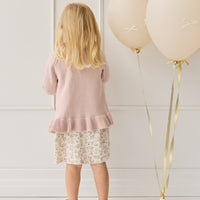 Ava Cardigan - Shell Pink Childrens Cardigan from Jamie Kay NZ