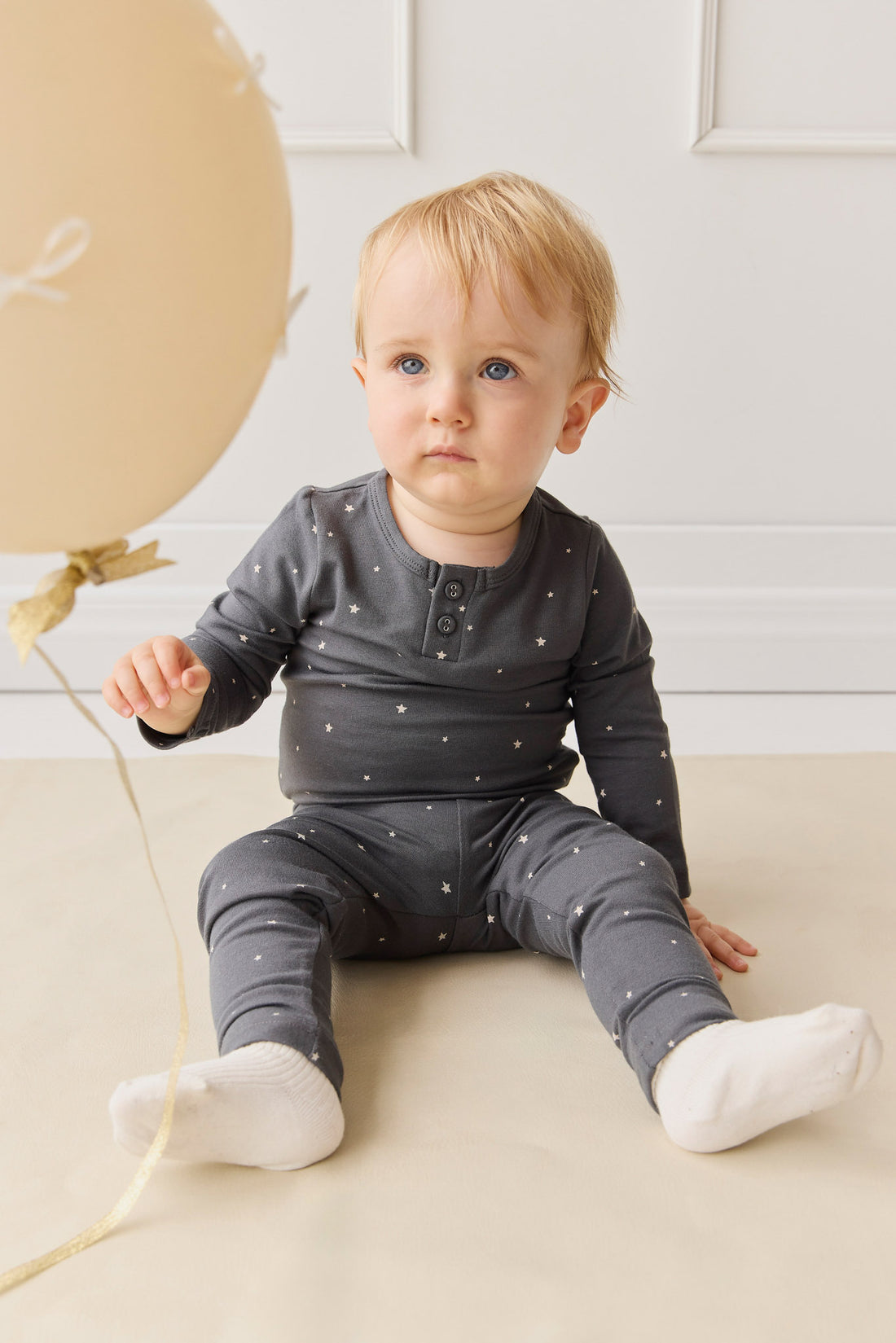 Organic Cotton Modal Legging - Milky Way Icelandic Childrens Legging from Jamie Kay NZ