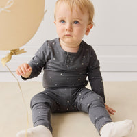 Organic Cotton Modal Legging - Milky Way Icelandic Childrens Legging from Jamie Kay NZ