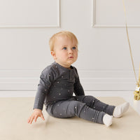 Organic Cotton Modal Legging - Milky Way Icelandic Childrens Legging from Jamie Kay NZ