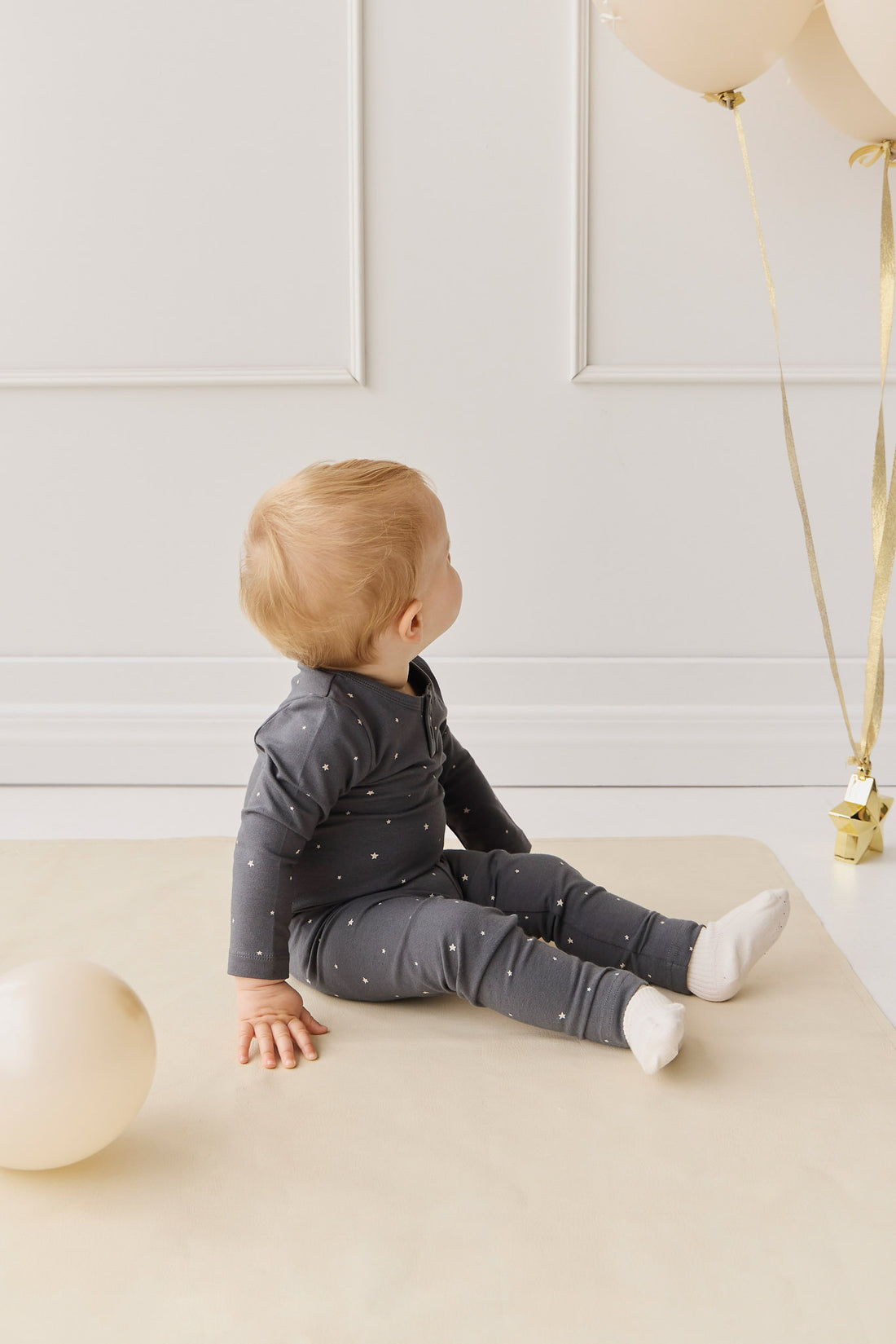 Organic Cotton Modal Legging - Milky Way Icelandic Childrens Legging from Jamie Kay NZ