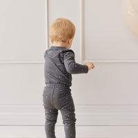 Organic Cotton Modal Legging - Milky Way Icelandic Childrens Legging from Jamie Kay NZ