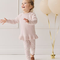 Ava Jumper - Soft Misty Rose Childrens Jumper from Jamie Kay NZ