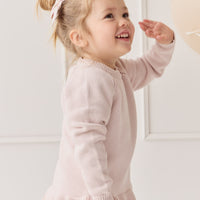 Ava Jumper - Soft Misty Rose Childrens Jumper from Jamie Kay NZ