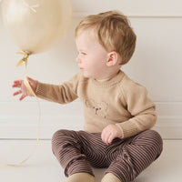 Ethan Jumper - Toffee Marle Childrens Jumper from Jamie Kay NZ