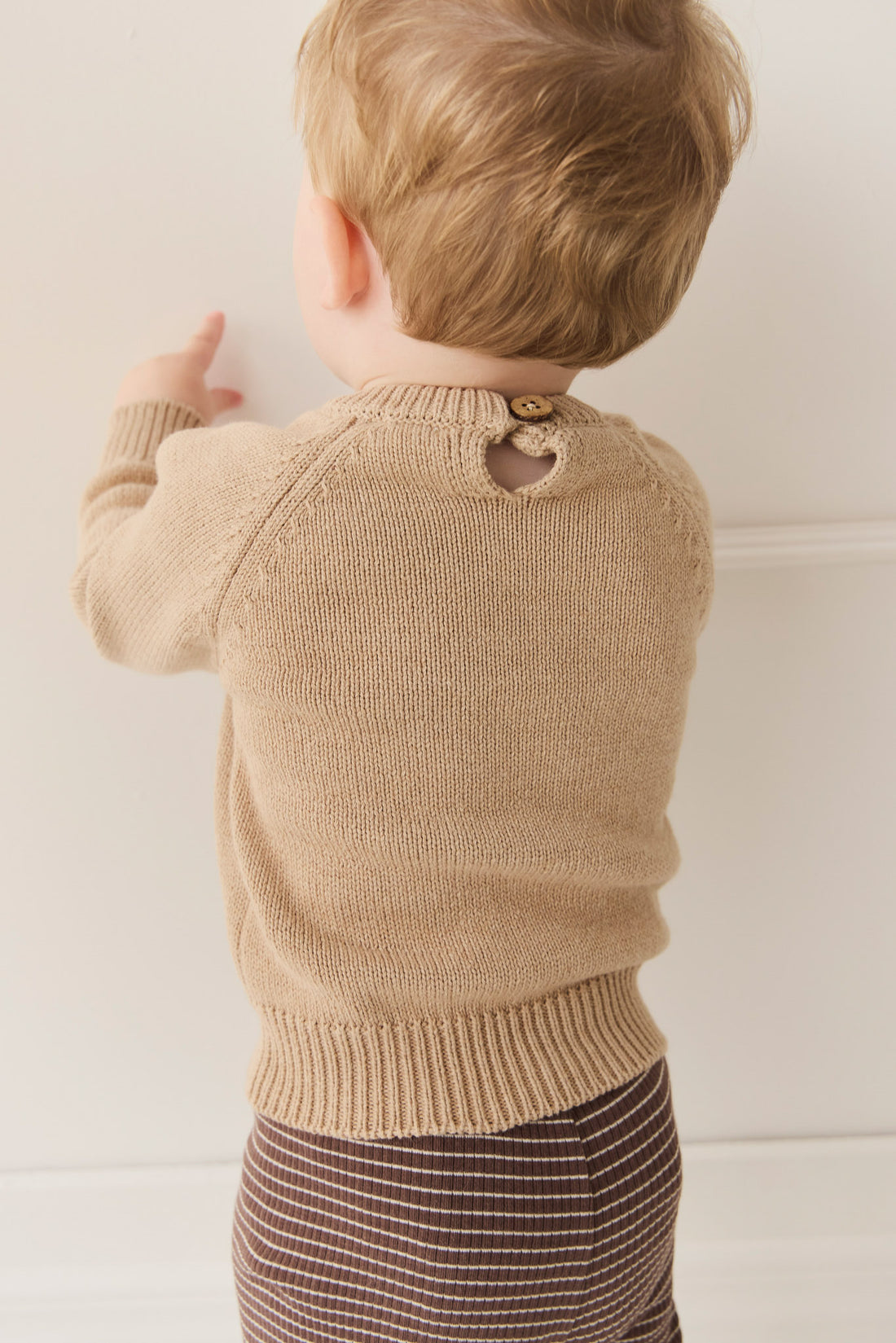 Ethan Jumper - Toffee Marle Childrens Jumper from Jamie Kay NZ