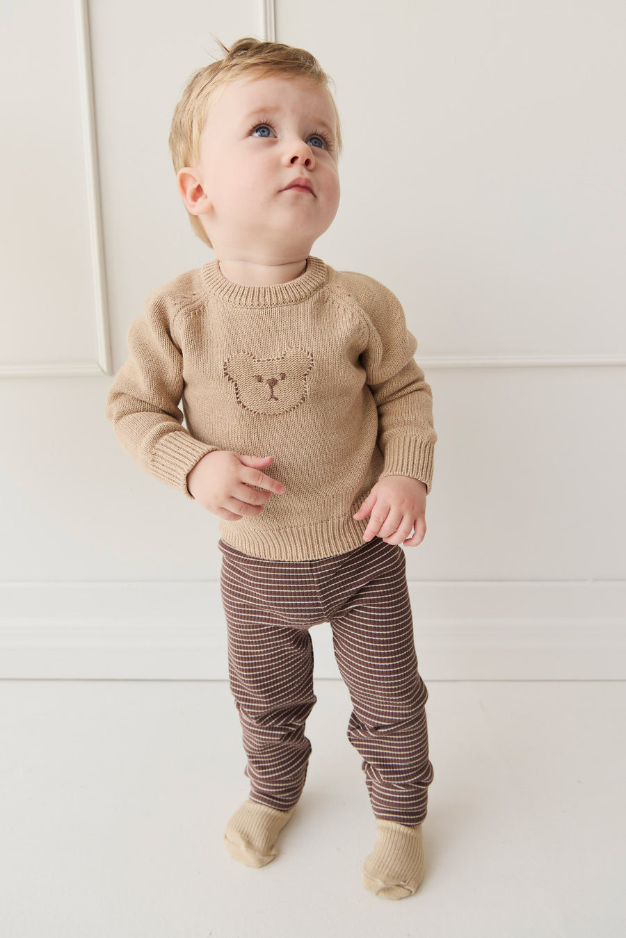 Ethan Jumper - Toffee Marle Childrens Jumper from Jamie Kay NZ