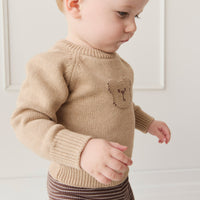 Ethan Jumper - Toffee Marle Childrens Jumper from Jamie Kay NZ