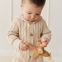 Benjamin Onepiece - Oatmeal Marle Childrens Onepiece from Jamie Kay NZ