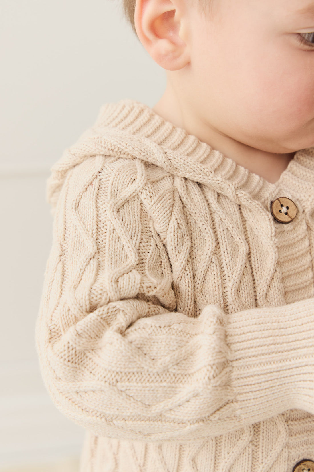 Benjamin Onepiece - Oatmeal Marle Childrens Onepiece from Jamie Kay NZ