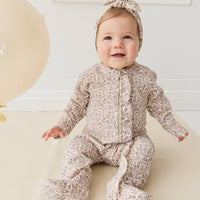 Organic Cotton Modal Frankie Onepiece - Amber Eggnog Childrens Onepiece from Jamie Kay NZ