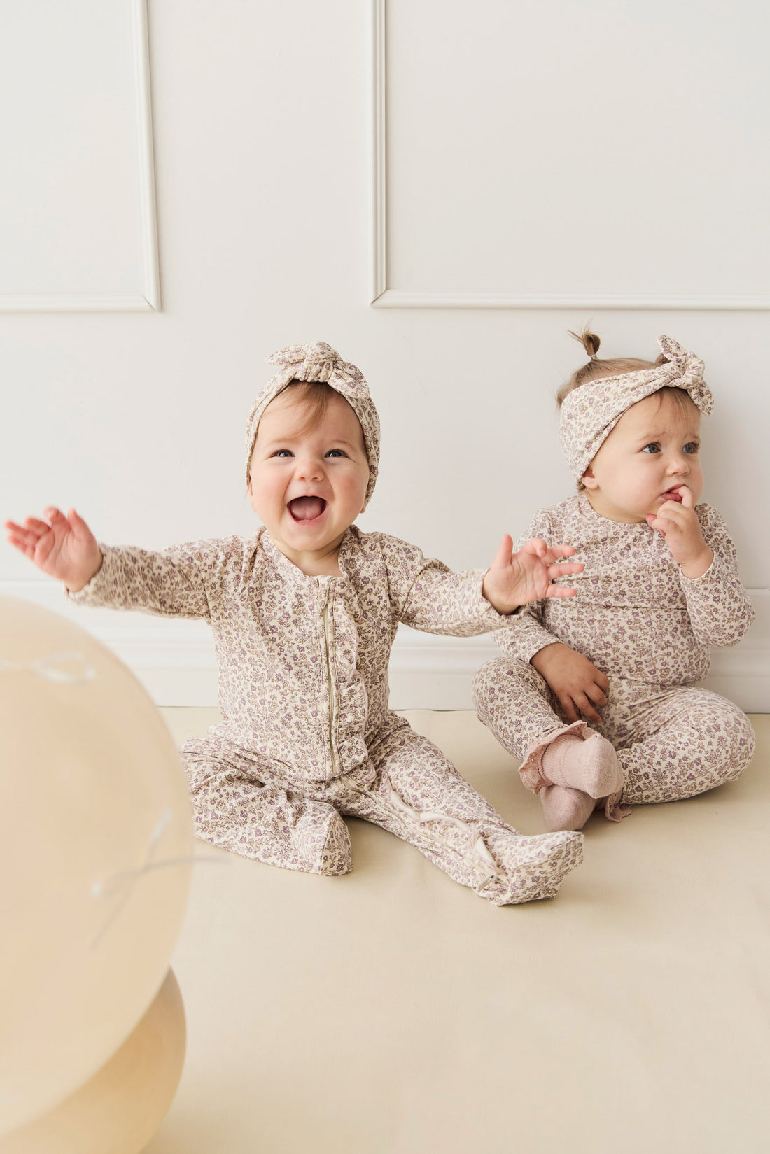 Organic Cotton Modal Frankie Onepiece - Amber Eggnog Childrens Onepiece from Jamie Kay NZ