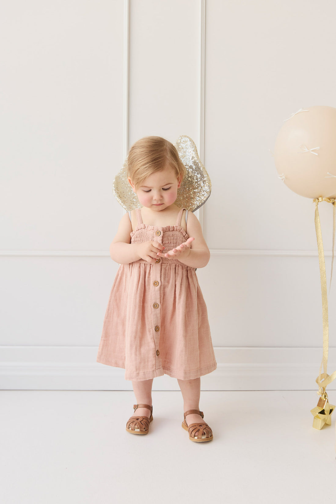 Organic Cotton Muslin Karlie Dress - Parfait Childrens Dress from Jamie Kay NZ