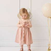 Organic Cotton Muslin Karlie Dress - Parfait Childrens Dress from Jamie Kay NZ