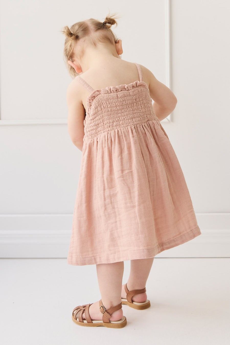 Organic Cotton Muslin Karlie Dress - Parfait Childrens Dress from Jamie Kay NZ