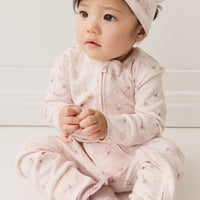 Organic Cotton Frankie Onepiece - Sweet Pea Floral Childrens Onepiece from Jamie Kay NZ