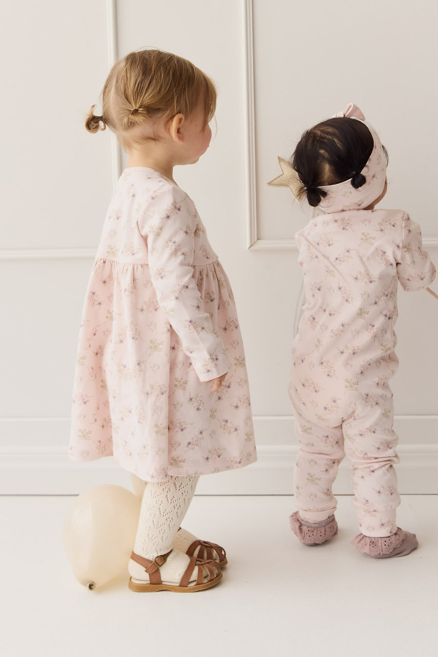 Organic Cotton Frankie Onepiece - Sweet Pea Floral Childrens Onepiece from Jamie Kay NZ