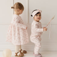 Organic Cotton Frankie Onepiece - Sweet Pea Floral Childrens Onepiece from Jamie Kay NZ