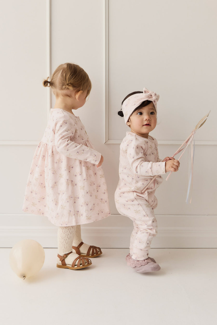 Organic Cotton Frankie Onepiece - Sweet Pea Floral Childrens Onepiece from Jamie Kay NZ