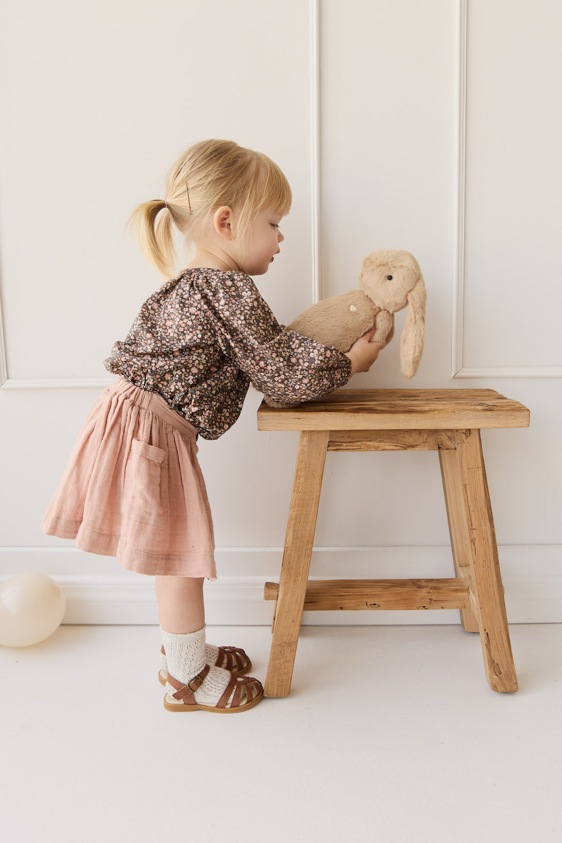 Organic Cotton Muslin Kennedy Skirt - Parfait Childrens Skirt from Jamie Kay NZ