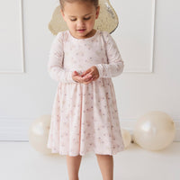 Organic Cotton Tallulah Dress - Sweet Pea Floral Childrens Dress from Jamie Kay NZ