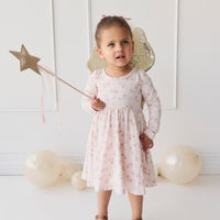 Organic Cotton Tallulah Dress - Sweet Pea Floral Childrens Dress from Jamie Kay NZ