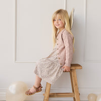 Organic Cotton Modal Matilda Dress - Amber Eggnog Childrens Dress from Jamie Kay NZ