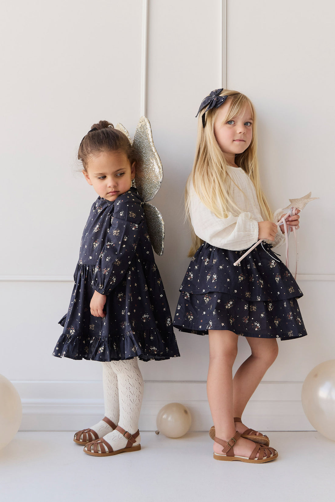 Organic Cotton Heidi Skirt - Bouquet De Fleur Childrens Skirt from Jamie Kay NZ