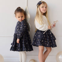 Organic Cotton Heidi Skirt - Bouquet De Fleur Childrens Skirt from Jamie Kay NZ