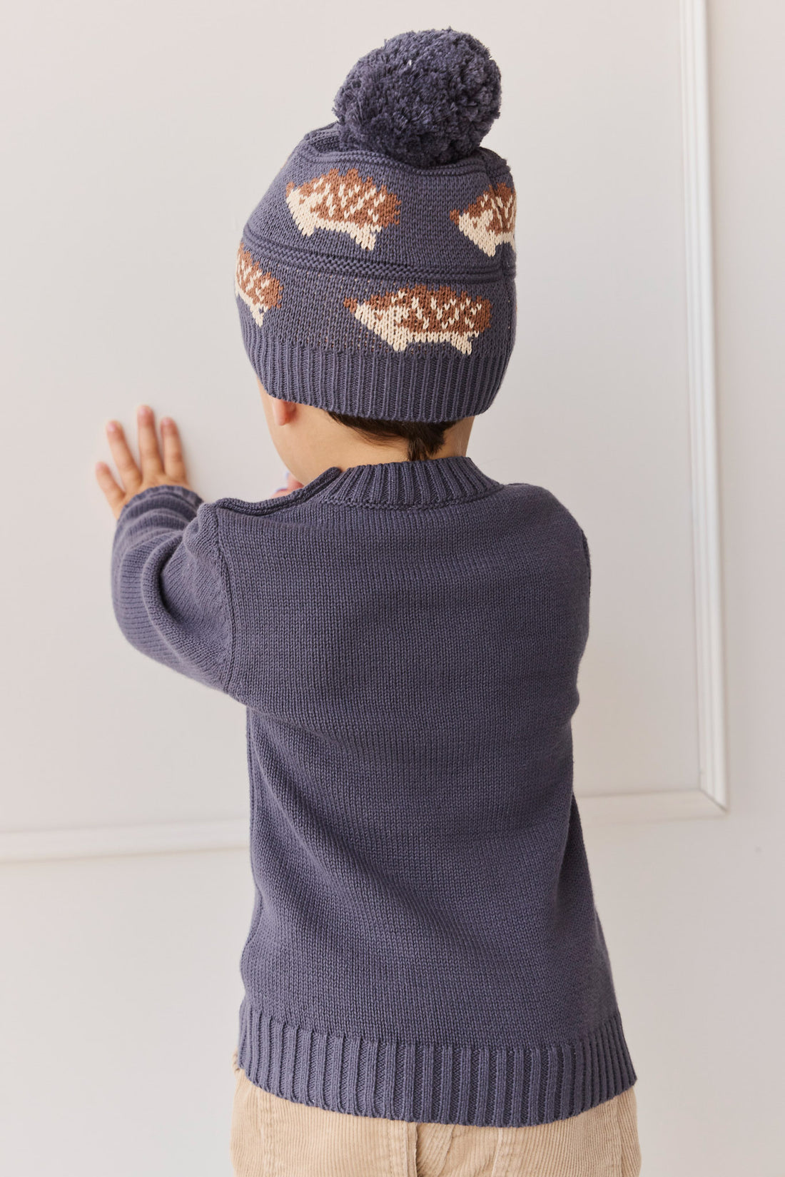 Timothy Jumper - Ink Childrens Jumper from Jamie Kay NZ