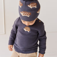 Timothy Jumper - Ink Childrens Jumper from Jamie Kay NZ