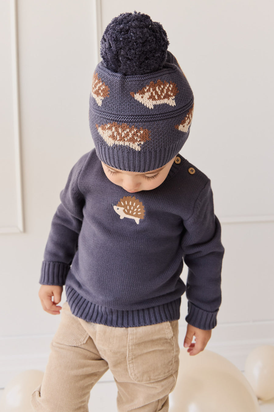 Timothy Jumper - Ink Childrens Jumper from Jamie Kay NZ