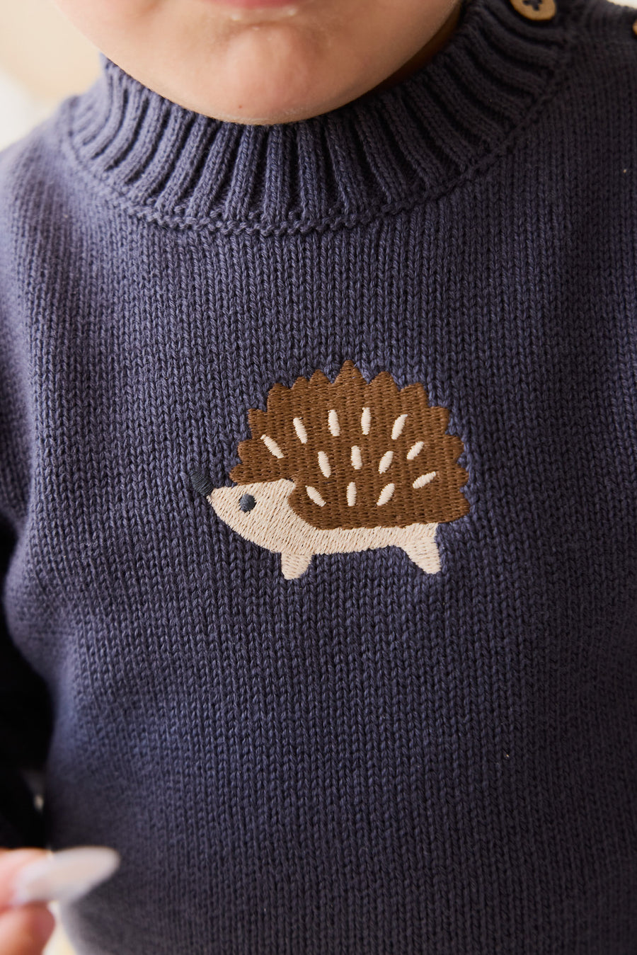 Timothy Jumper - Ink Childrens Jumper from Jamie Kay NZ