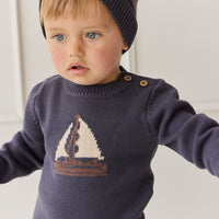 Hugo Jumper - Ink Childrens Jumper from Jamie Kay NZ