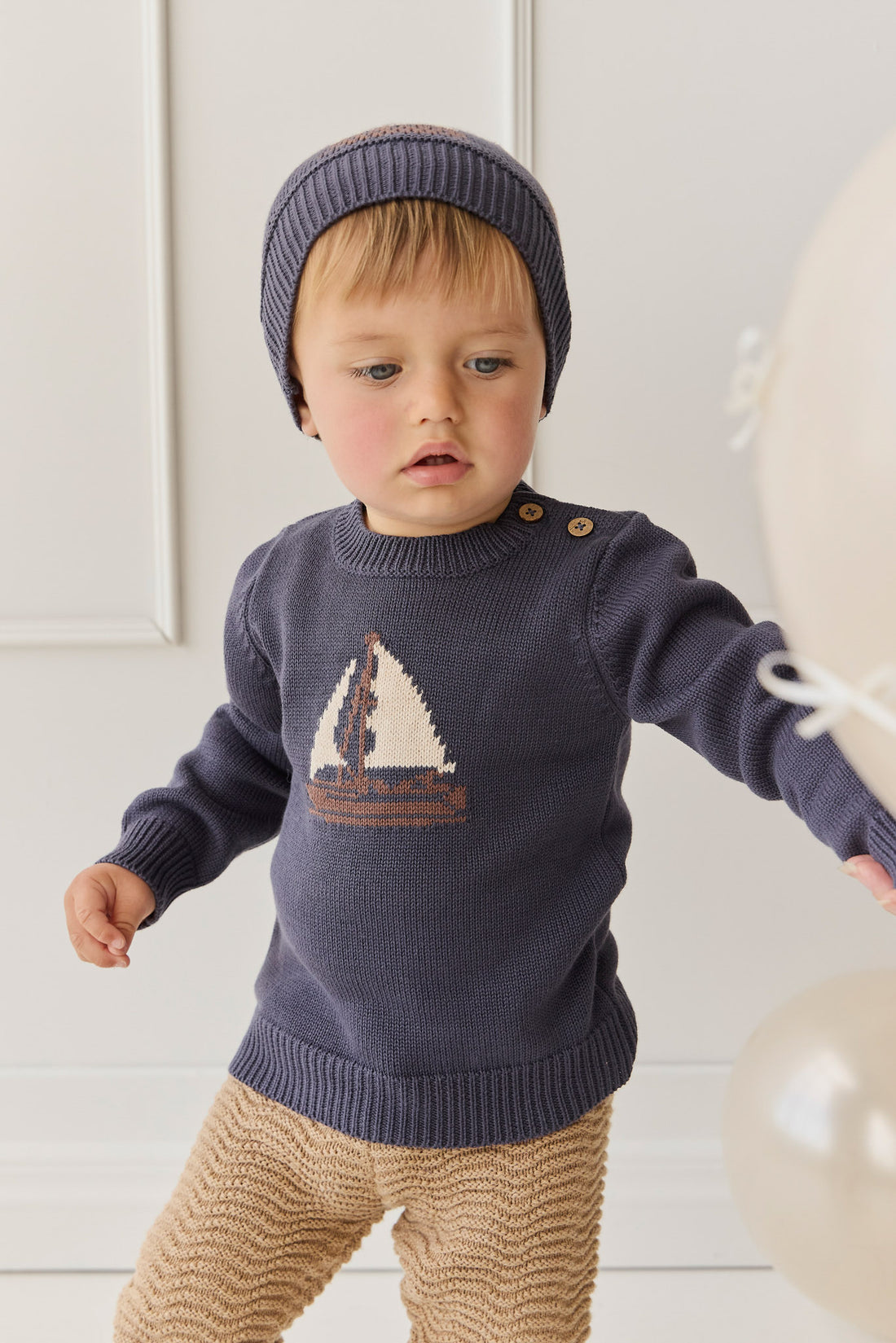 Hugo Jumper - Ink Childrens Jumper from Jamie Kay NZ