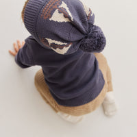 Hugo Hat - Ink Childrens Hat from Jamie Kay NZ