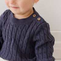 Joseph Jumper - Ink Childrens Jumper from Jamie Kay NZ