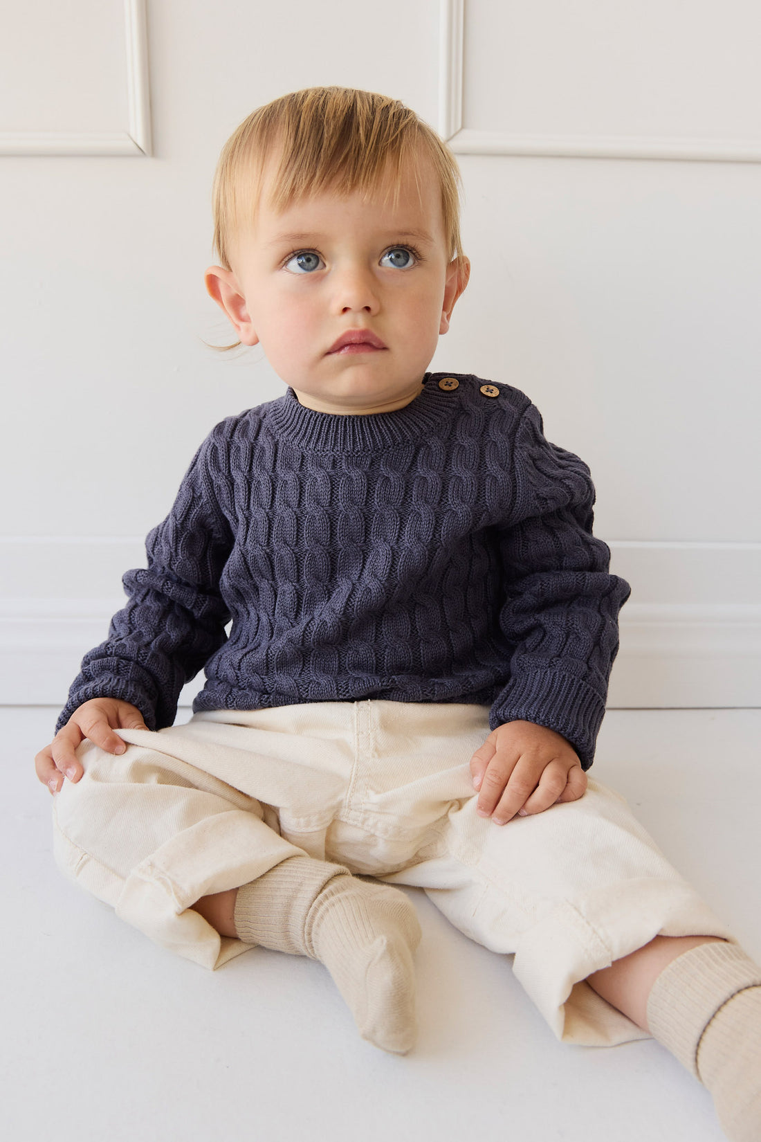 Joseph Jumper - Ink Childrens Jumper from Jamie Kay NZ