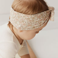 Organic Cotton Headband - Chloe Egret Childrens Headband from Jamie Kay NZ